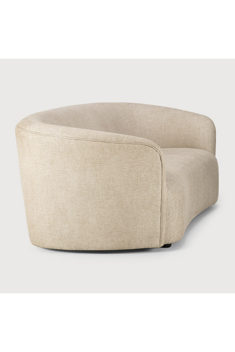 Curved Back 3-Seater Sofa | Ethnicraft Ellipse | Oroa.com