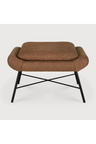 50's Inspired Upholstered Footstool | Ethnicraft Barrow | Oroa.com