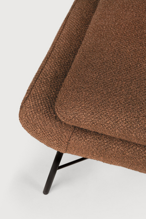 50's Inspired Upholstered Footstool | Ethnicraft Barrow | Oroa.com