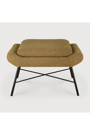 50's Inspired Upholstered Footstool | Ethnicraft Barrow | Oroa.com