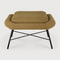 50's Inspired Upholstered Footstool | Ethnicraft Barrow | Oroa.com