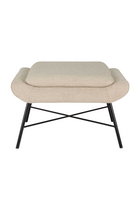 50's Inspired Upholstered Footstool | Ethnicraft Barrow | Oroa.com