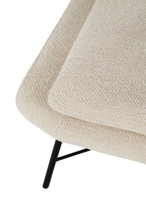 50's Inspired Upholstered Footstool | Ethnicraft Barrow | Oroa.com