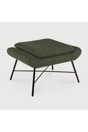 50's Inspired Upholstered Footstool | Ethnicraft Barrow | Oroa.com