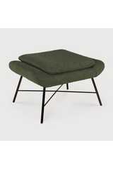 50's Inspired Upholstered Footstool | Ethnicraft Barrow | Oroa.com