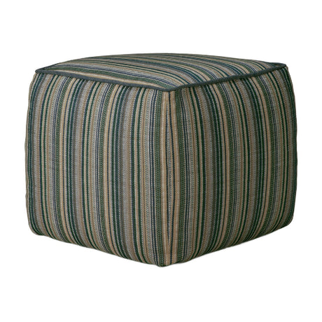 Modern or European furniture - Stripe Outdoor Ottoman - www.oroa.com
