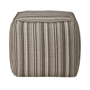   Modern or European furniture - Stripe Outdoor Ottoman - www.oroa.com | Oroa.com