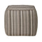 Modern or European furniture - Stripe Outdoor Ottoman - www.oroa.com