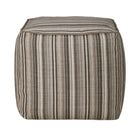 Modern or European furniture - Stripe Outdoor Ottoman - www.oroa.com
