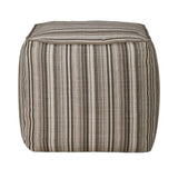 Modern or European furniture - Stripe Outdoor Ottoman - www.oroa.com