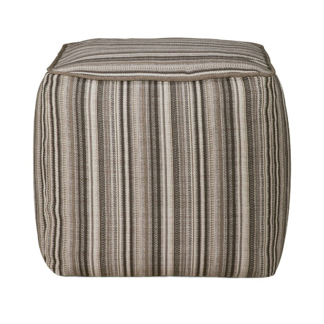 Modern or European furniture - Stripe Outdoor Ottoman - www.oroa.com