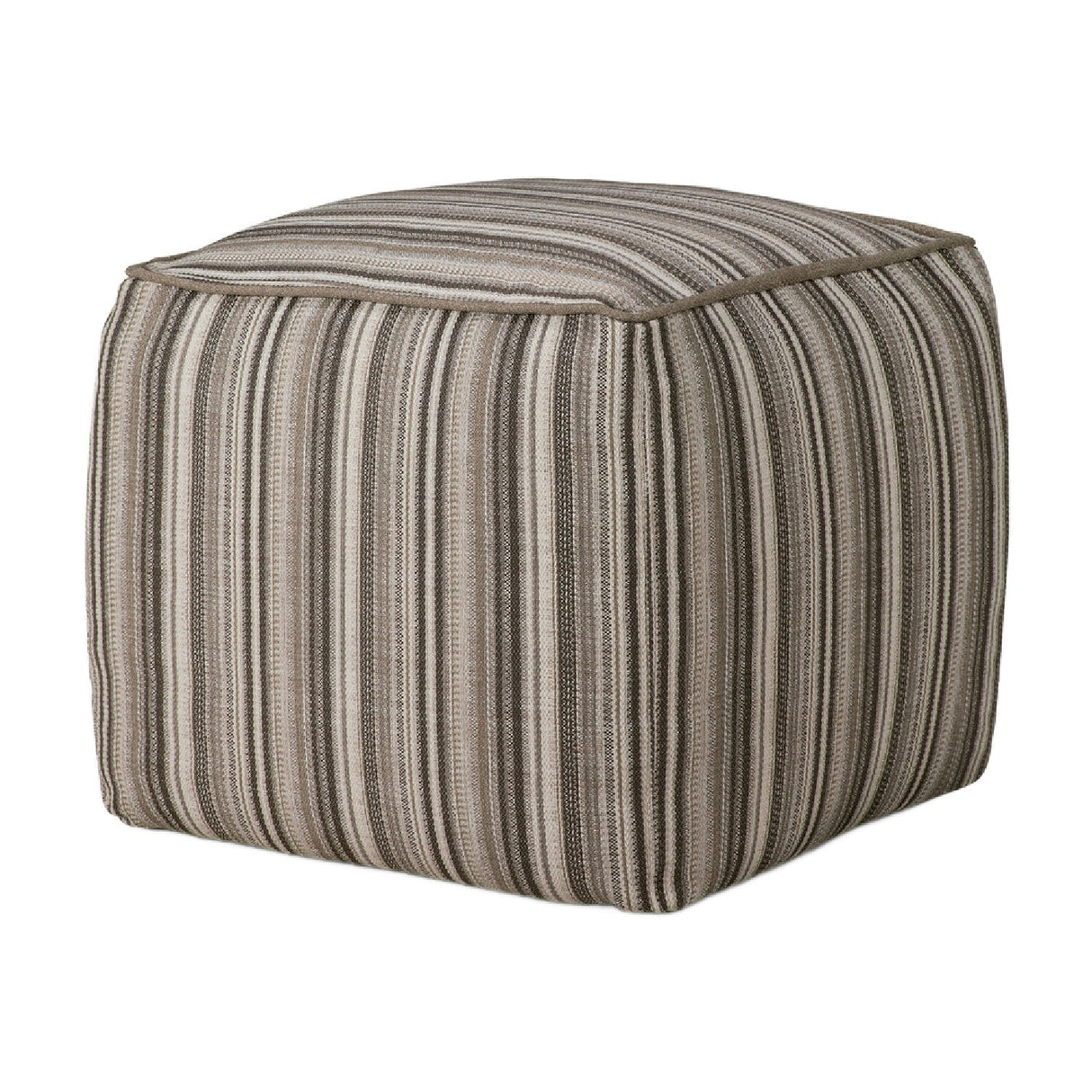 Modern or European furniture - Stripe Outdoor Ottoman - www.oroa.com