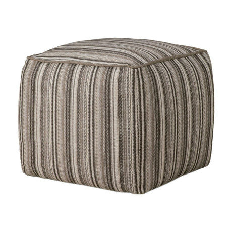 Modern or European furniture - Stripe Outdoor Ottoman - www.oroa.com