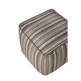 Modern or European furniture - Stripe Outdoor Ottoman - www.oroa.com
