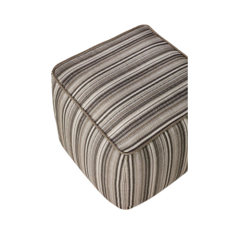 Modern or European furniture - Stripe Outdoor Ottoman - www.oroa.com