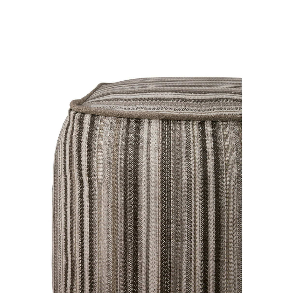 Modern or European furniture - Stripe Outdoor Ottoman - www.oroa.com