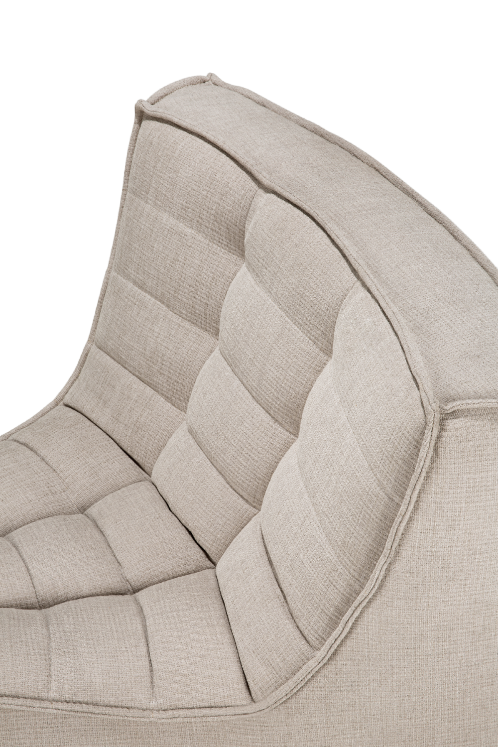 Curved Upholstered Sofa | Ethnicraft N701 | Oroa.com