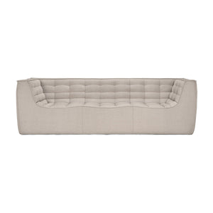   Modern or European furniture - Stitched Detail 3-Seater Sofa - www.oroa.com | Oroa.com