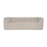 Modern or European furniture - Stitched Detail 3-Seater Sofa - www.oroa.com