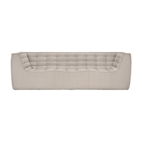 Modern or European furniture - Stitched Detail 3-Seater Sofa - www.oroa.com