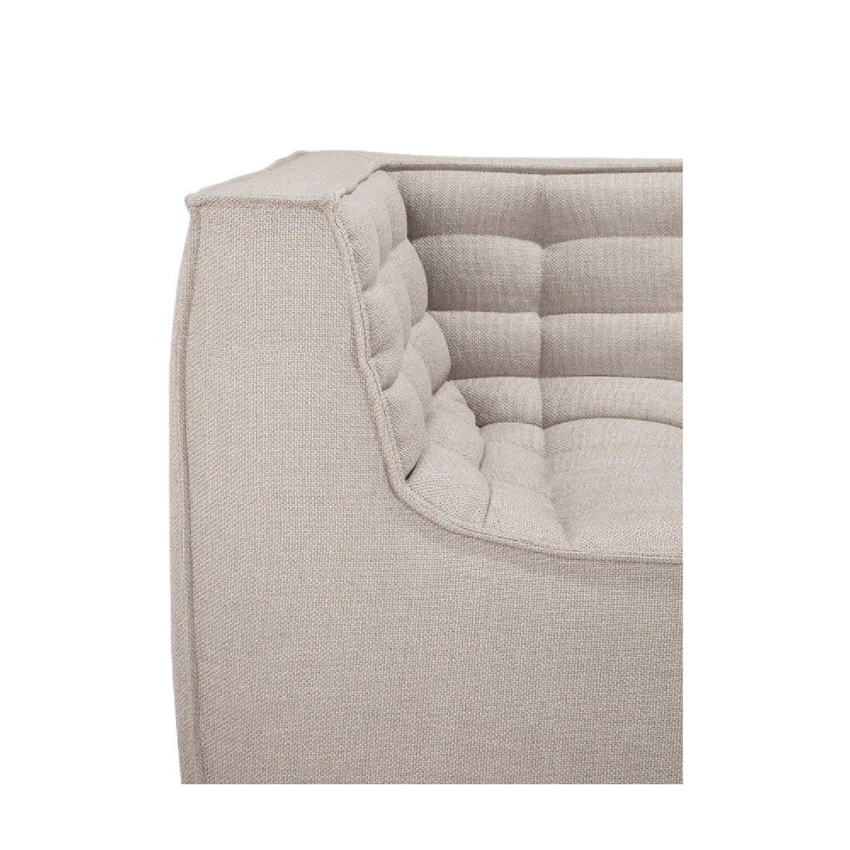 Modern or European furniture - Stitched Detail 3-Seater Sofa - www.oroa.com