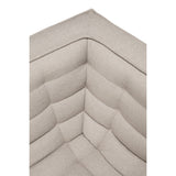 Modern or European furniture - Stitched Detail 3-Seater Sofa - www.oroa.com