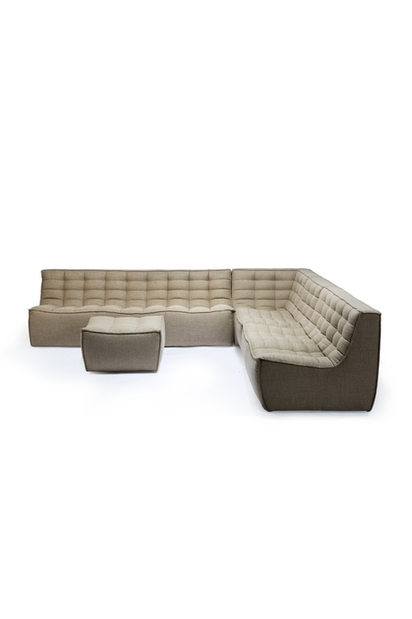 Curved Upholstered Sofa | Ethnicraft N701 | Oroa.com
