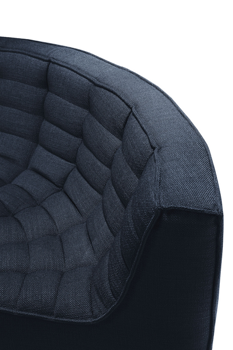 Blue Fabric Corner Sofa | Ethnicraft N701 | Oroa.com