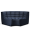 Graphite Fabric Upholstered Sofa | Ethnicraft N701 | Oroa.com