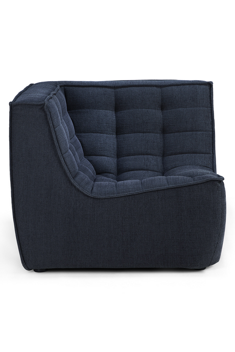 Blue Fabric Corner Sofa | Ethnicraft N701 | Oroa.com