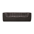 Modern or European furniture - Stitched Detail 3-Seater Sofa - www.oroa.com