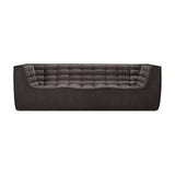 Modern or European furniture - Stitched Detail 3-Seater Sofa - www.oroa.com