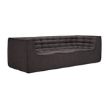 Modern or European furniture - Stitched Detail 3-Seater Sofa - www.oroa.com