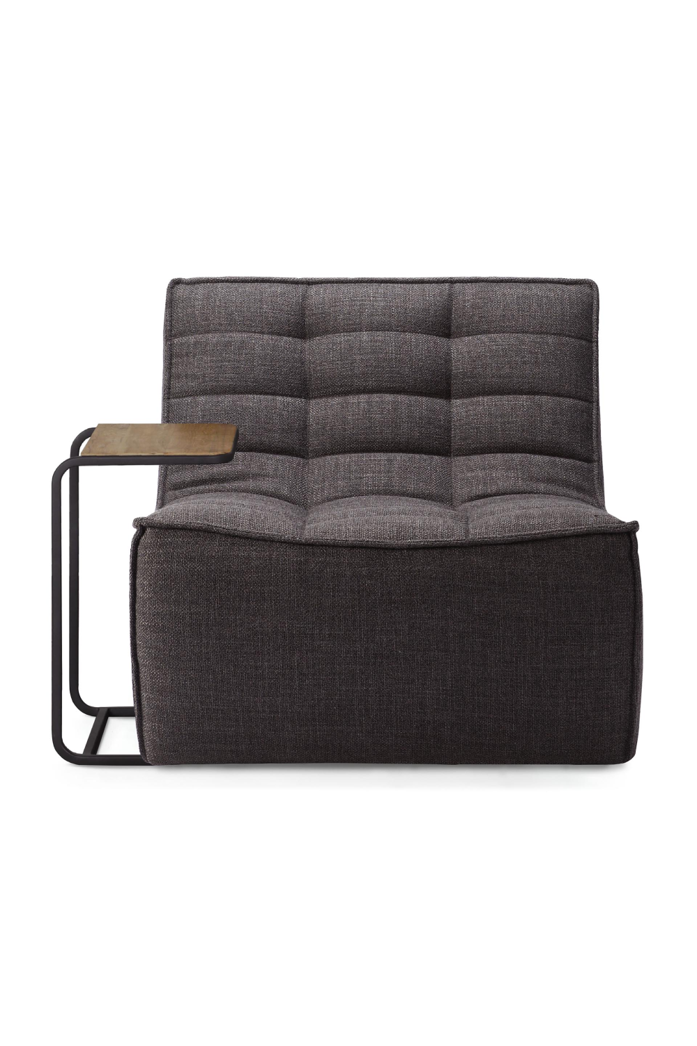 Dark Gray Modular Sofa – N701 – material finish rear view