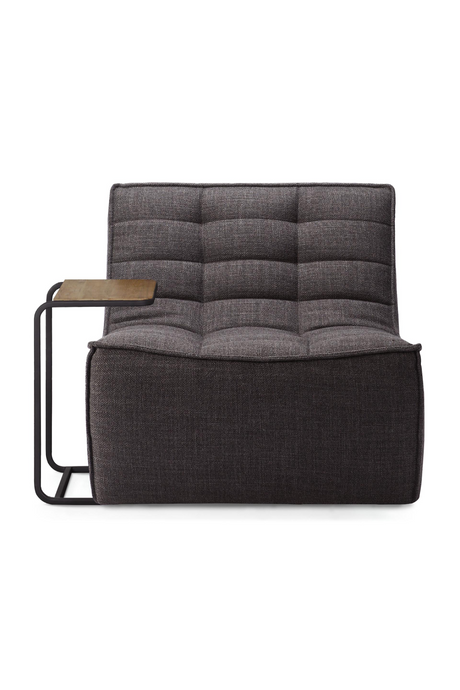 Dark Gray Modular Sofa – N701 – material finish rear view