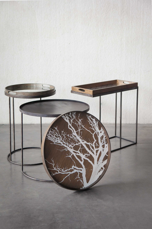 Wooden Round Tray | Ethnicraft Tree | Oroa.com