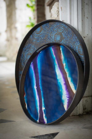 Round Glass Tray | Ethnicraft Organic | Oroa.com