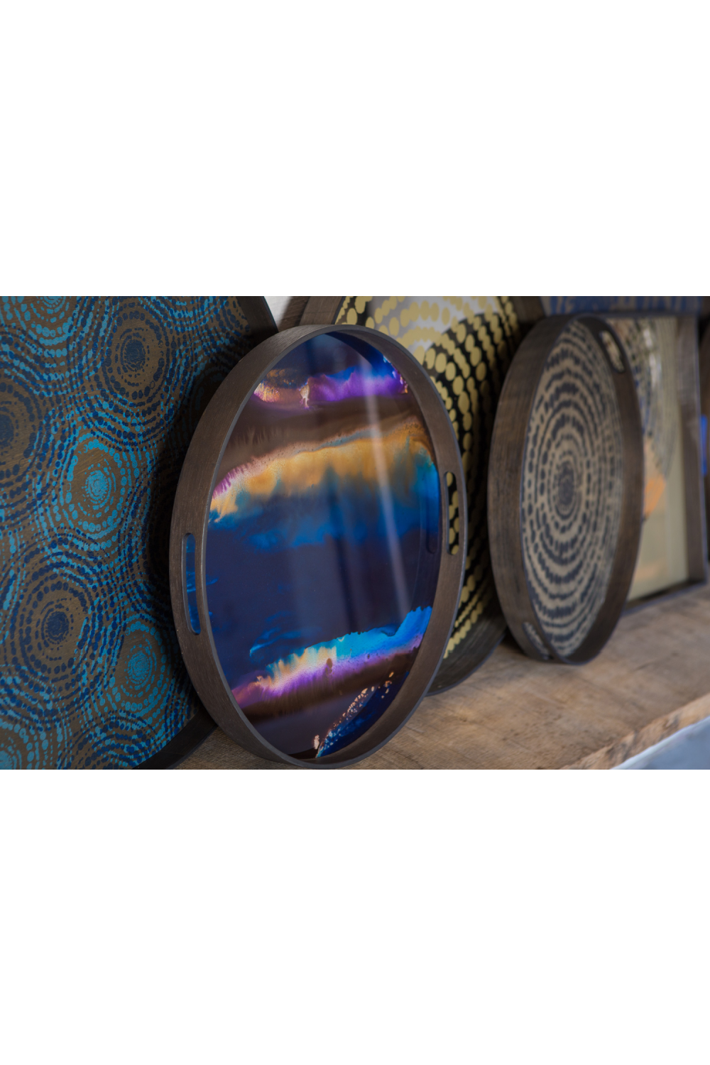 Round Glass Tray | Ethnicraft Organic | Oroa.com