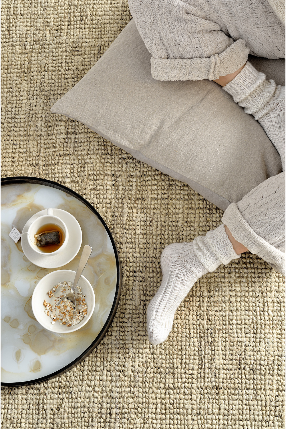 Round Glass Tray | Ethnicraft Organic | Oroa.com