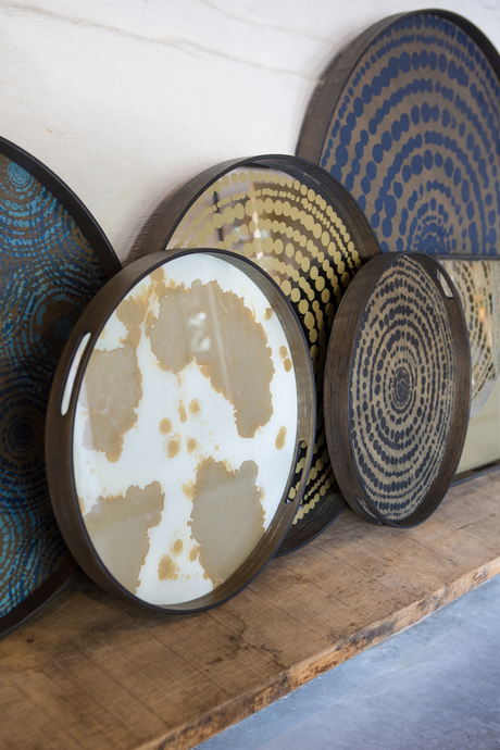 Round Glass Tray | Ethnicraft Organic | Oroa.com