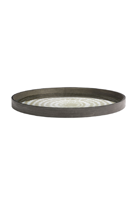 Printed Round Mirror Tray | Ethnicraft Beads | Oroa.com
