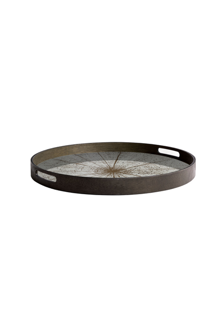 Mirror Round Tray | Ethnicraft Slice | Oroa.com