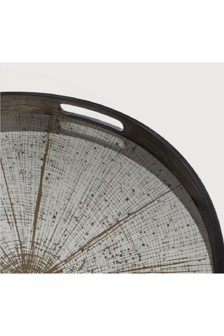 Mirror Round Tray | Ethnicraft Slice | Oroa.com
