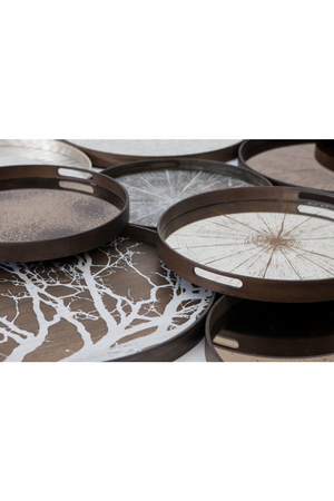 Mirror Round Tray | Ethnicraft Slice | Oroa.com