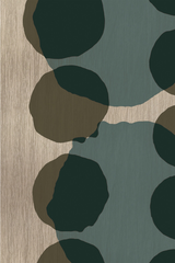 Hand-painted Glass Round Tray | Ethnicraft Dots | Oroa.com