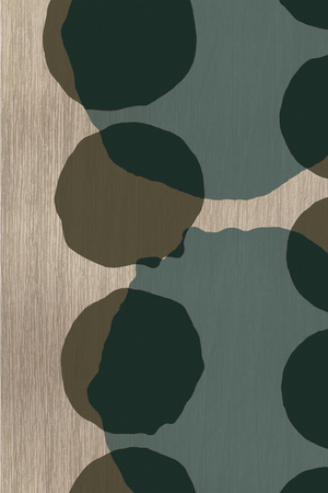 Hand-painted Glass Round Tray | Ethnicraft Dots | Oroa.com