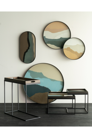 Wooden Rim Round Tray | Ethnicraft Wabi Sabi | Oroa.com