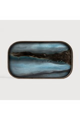 Hand-painted Glass Valet Tray | Ethnicraft Organic | Oroa.com