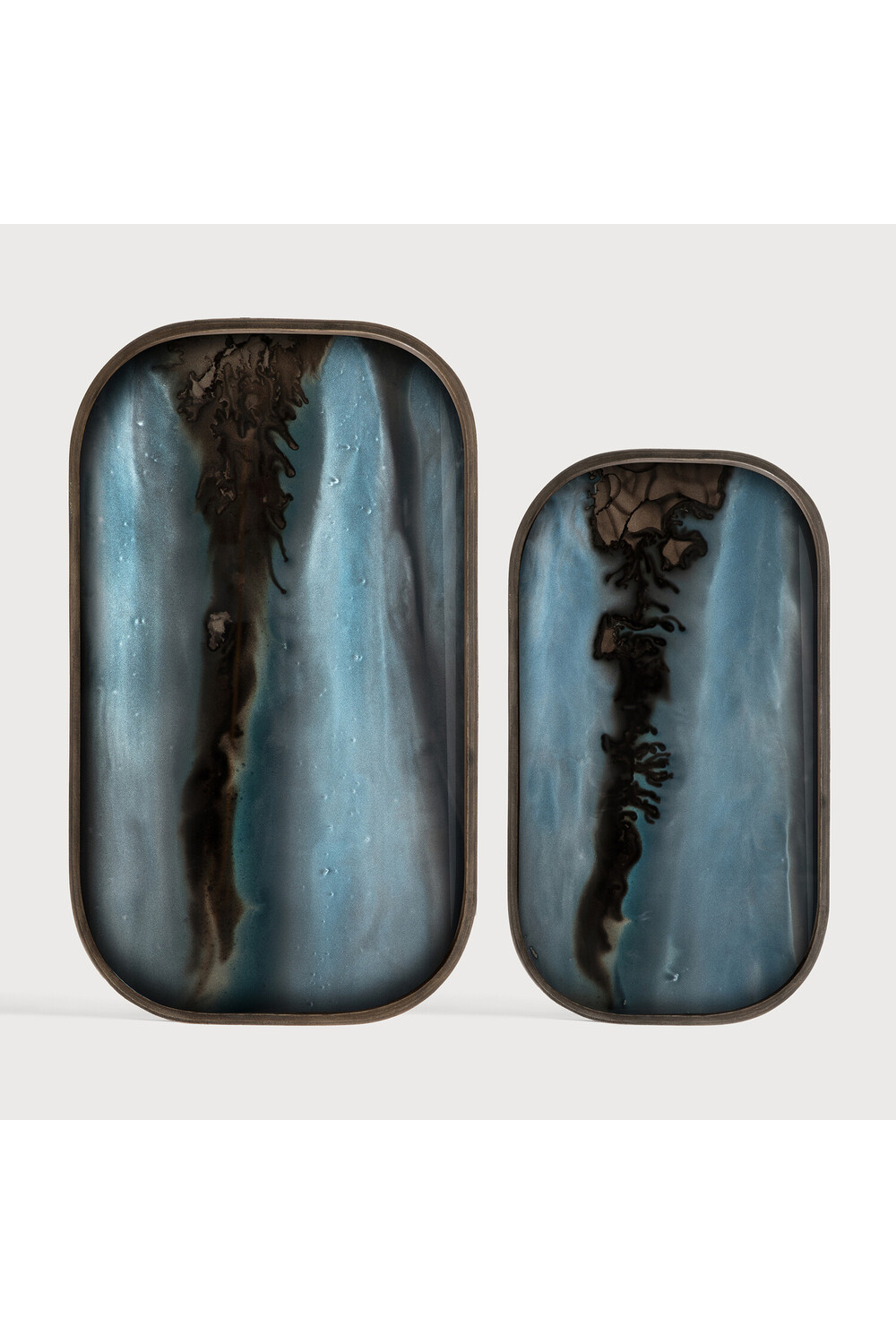 Hand-painted Glass Valet Tray | Ethnicraft Organic | Oroa.com