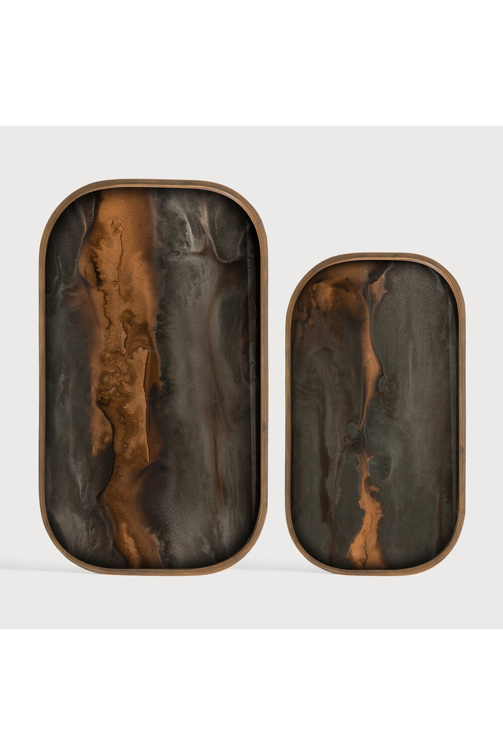 Hand-painted Glass Valet Tray | Ethnicraft Organic | Oroa.com